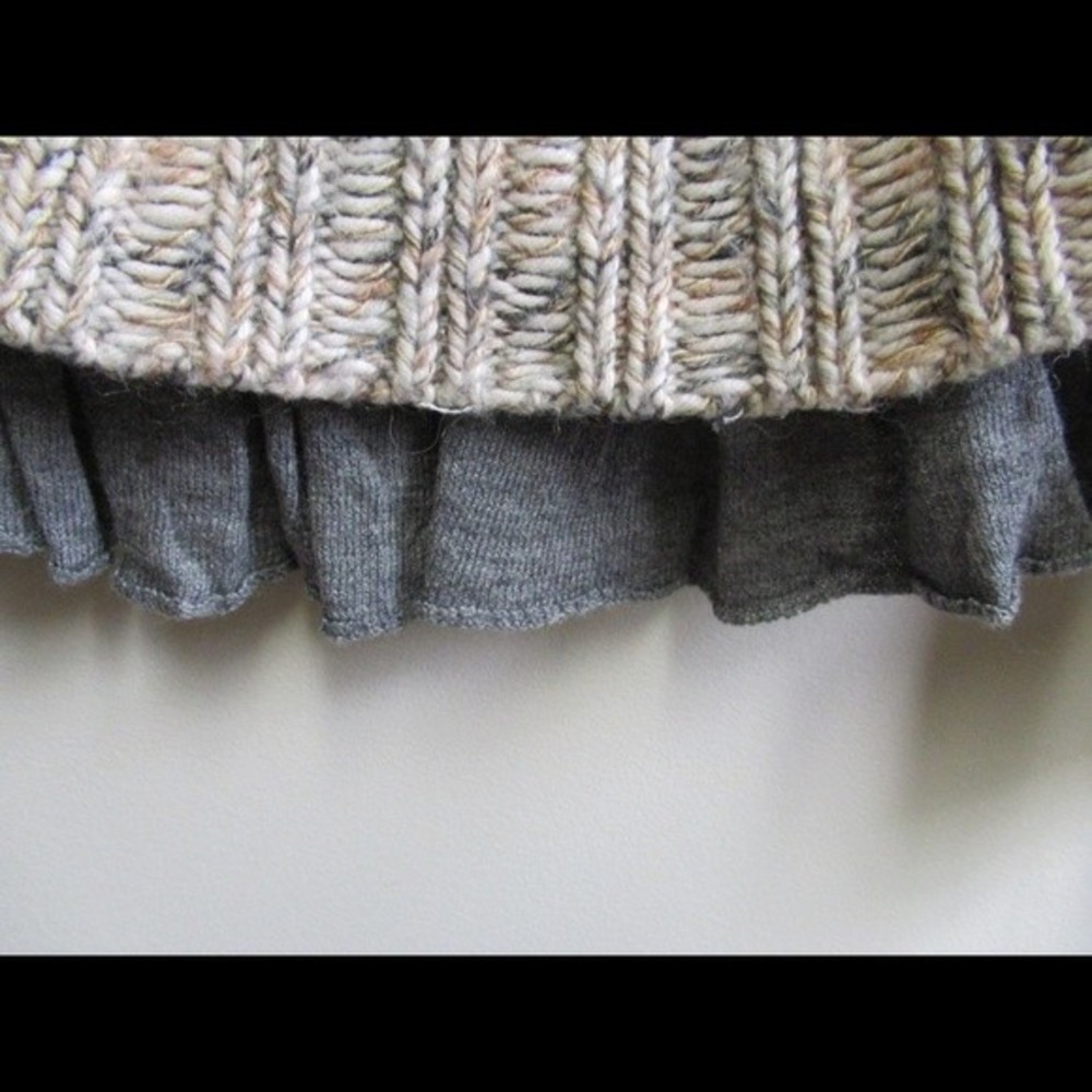 Moth Knit Sweater With Ruffles size medium. - Picture 3 of 6